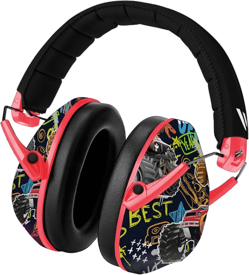Vanderfields Hearing Protection Ear Muffs - Over 33 dB (2K Hz) Broad Noise Cancelling Sound Reduction Earmuffs for Kids 3-12 - Image 1